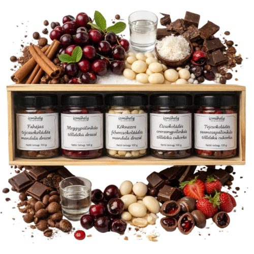 Ízműhely Desszert Kollekció- Desszert válogatás fadobozban