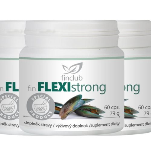 fin Flexistrong – Komplett Ízületi Regeneráló Kúra: 3 db 100% Zöldkagyló kivonat (3x60 db)
