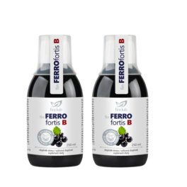   Ferrofortis B gyógynövényes vasszirup – 1 havi intenzív kúra csomag (2x250 ml)