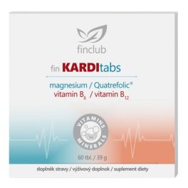   Fin Karditabs tabletta (60 db) - Magnézium és B-vitamin komplex