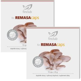   Remasacaps laskagomba-kivonat kapszulában Duo csomag (2x72 db) -  immunerősítésre, a bél egészségének támogatására