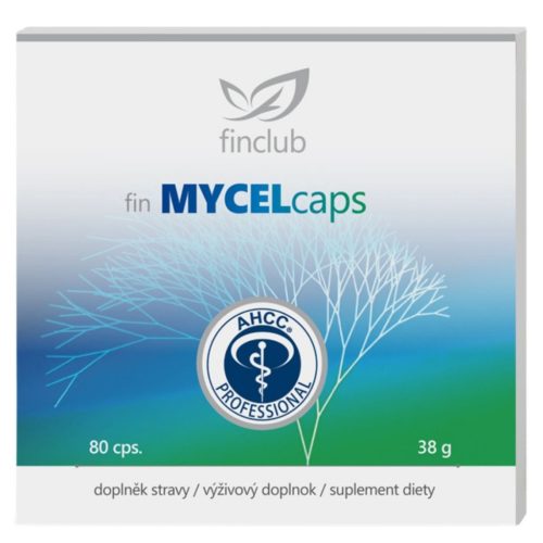 Fin Mycelcaps AHCC® (80 db) - Eredeti Shiitake gomba kivonatot tartalmazó kapszula