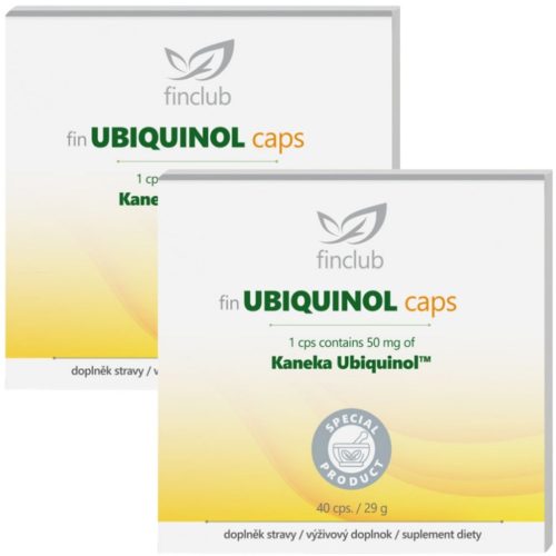 fin Ubiquinol Duo csomag (2x40 db) - aktív Q10 a szív és az energia támogatására