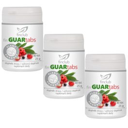   Guartabs TRIO – 3x40 db Guarana tabletta | 60 napos extra energia csomag