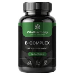   B-Komplex Kapszula (90 db) – Teljes spektrumú, 8-féle esszenciális B-vitamint tartalmazó formula a maximális energiaszintért és stresszvédelemért