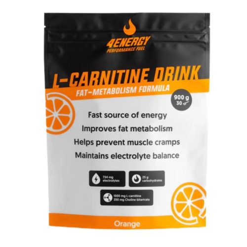 4Energy L-carnitine sportital (900 g)  – Energia, fókusz és zsírégetés egyetlen frissítőben