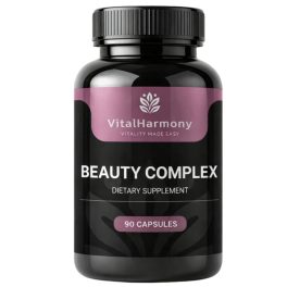   Beauty Komplex – Super Strength Kapszula (90 db) – Prémium szépségvitamin extra magas hialuronsavval (240 mg), cinkkel, biotinnal, C- és E-vitaminnal a ragyogó bőrért, dús hajért és erős körmökért