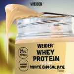 Weider Whey Protein fehércsokis fehérjekrém (250 g) – 24% tejsavófehérjével, alacsony cukortartalommal, glutén- és pálmaolajmentesen