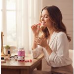 Weider Beauty Gummies szépség gumivitamin (40 db) - málna ízesítéssel, Q10-el, hialuronsavval, kollagénnel és C-vitaminnal