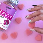 Weider Beauty Gummies szépség gumivitamin (40 db) - málna ízesítéssel, Q10-el, hialuronsavval, kollagénnel és C-vitaminnal