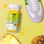 Weider Collagen gumivitamin (50 db) – Kollagén és C-vitamin tartalommal a bőr, ízületek és csontok támogatásáért, ananász ízben