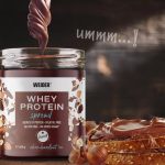 Weider Whey Protein fehérjekrém – csokoládés‑törökmogyorós íz (250 g) – 24% tejsavófehérjével, alacsony cukortartalommal
