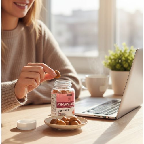 Weider Ashwagandha gumivitamin C-vitaminnal (40 db) – édes narancs ízben a nyugodtabb mindennapokért