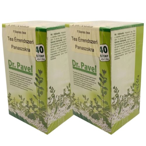  Dr. Pavel Érrendszer Herbal Tea DUO csomag (2x40 filter) – Tea a keringés és az erek természetes támogatásáért