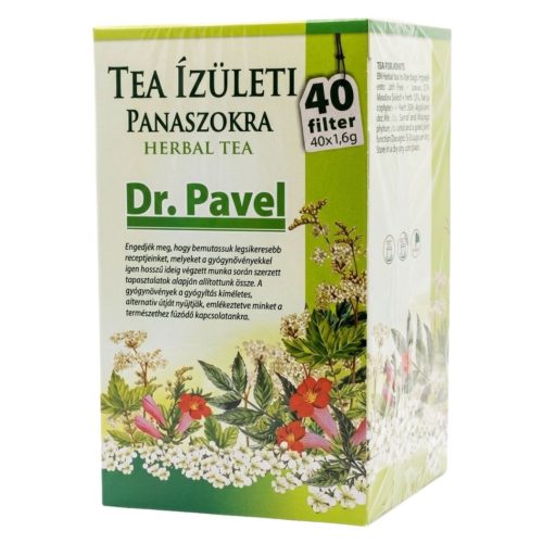 Dr. Pavel Ízület Herbal Tea (40 filter) – Tea a mozgásszervek és az ízületek természetes rugalmasságáért