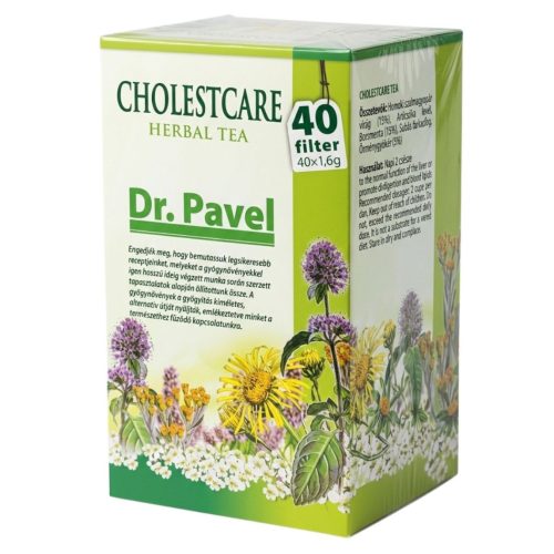  Dr. Pavel CholestCare (40 filter) – Tea a szív és keringés egészségéért