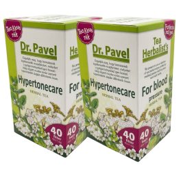   Dr. Pavel HypertoneCare Herbal Tea DUO csomag (2x40 filter) – Tea a vérnyomás és a szív természetes egyensúlyáért