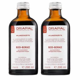  Drapal Bio Nyírfa Préslé, 2-os csomag (2x200 ml) - a vese és húgyutak természetes támogatására