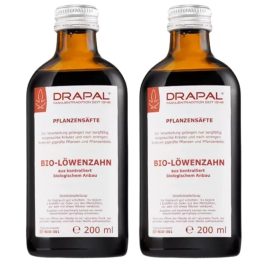   Drapal Bio Gyermekláncfű Préslé, 2 db-os csomag (2x200 ml) - a máj és epe természetes támogatására