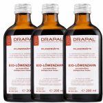 Drapal Bio Gyermekláncfű Préslé, 3 db-os csomag (3x200 ml) - a máj és epe természetes támogatására
