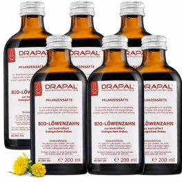   Drapal Bio Gyermekláncfű Préslé, 6 db-os kúracsomag (6x200 ml) - a máj és epe természetes támogatására