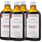 Drapal Feketeretek Préslé, 4 db-os csomag (4x200 ml) - komplex támogatás a májnak és emésztésnek