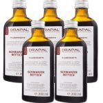Drapal Feketeretek Préslé, 5 db-os csomag (5x200 ml) - komplex támogatás a májnak és emésztésnek