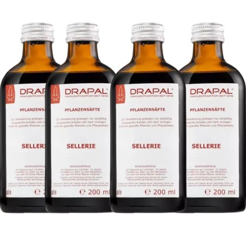Drapal Zeller Préslé, 4 db-os csomag (4x200 ml) - vízhajtó és tisztító kúrákhoz