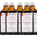 Drapal BIO Cickafark préslé, 5 db-os csomag (5x200 ml) - az emésztés és női egyensúly természetes támogatására