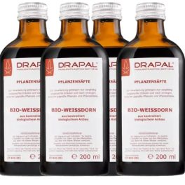   Drapal Bio Galagonya Préslé, 4 db-os csomag (4x200ml) - a szív természetes támogatására