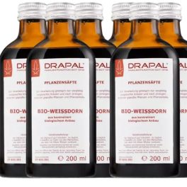   Drapal Bio Galagonya Préslé, 6 db-os kúracsomag (6x200ml) - a szív természetes támogatására