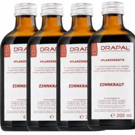   Drapal Mezei Zsurló Préslé, 4 db-os csomag (4x200 ml) - természetes kovasavforrás a bőr, haj és kötőszövet támogatására