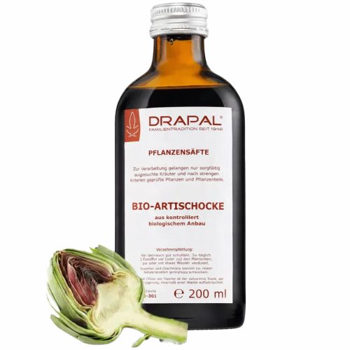 Drapal Bio Articsóka Préslé, 200 ml - az emésztés természetes támogatására