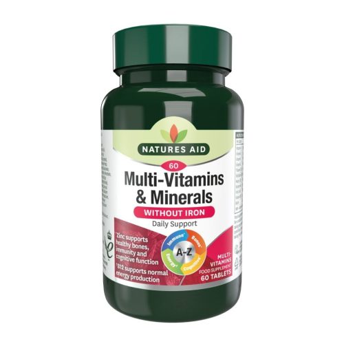 Natures Aid Multivitamin (vas nélkül) tabletta 60 db