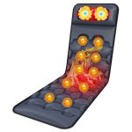 Shiatsu luxus masszázsmatrac - 4 forgó masszázsfejjel, gördülő hátmasszázzsal és fűtési funkcióval