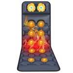 Shiatsu luxus masszázsmatrac - 4 forgó masszázsfejjel, gördülő hátmasszázzsal és fűtési funkcióval